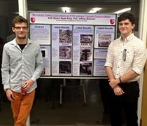 Physics majors win research poster prize