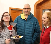 Language students taste dessert flavors from around the World