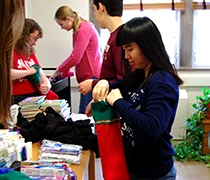 Campus community reaches out at Christmas time