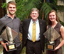 Cody Gustafson, Tirzah Lloyd earns top sports awards