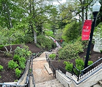 Bridge closed for stair work, part of $2.9-million campus upgrade