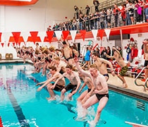 Swimming and diving teams capture conference titles