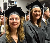 Grove City College confers degrees on 595