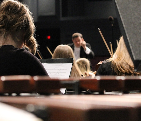 Concert features Symphony and Chamber orchestras