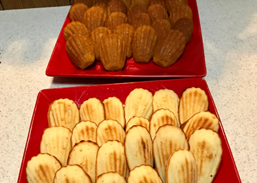 French Club event — baking Madeleines