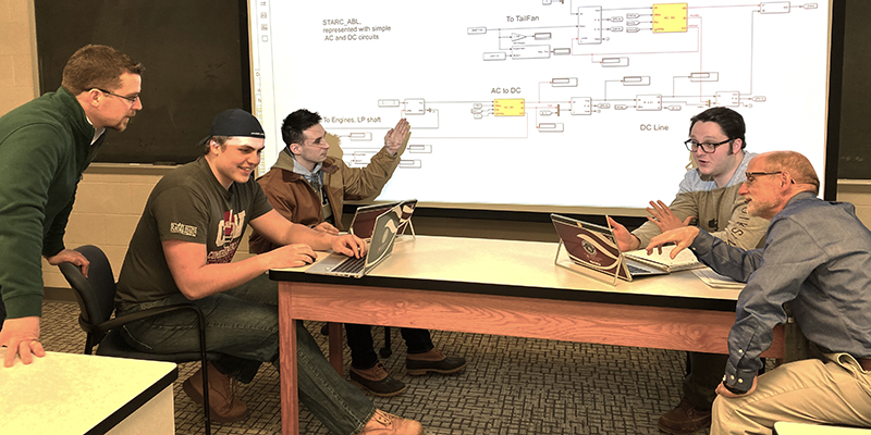 Engineering students work on new propulsion system for NASA