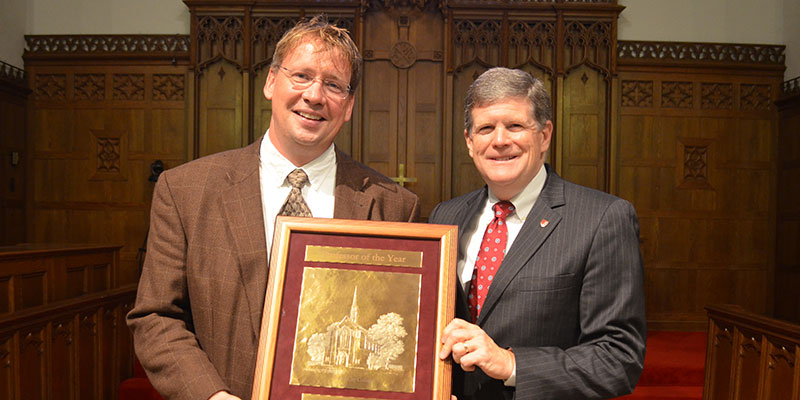 Physicist Brower earns Professor of the Year honor