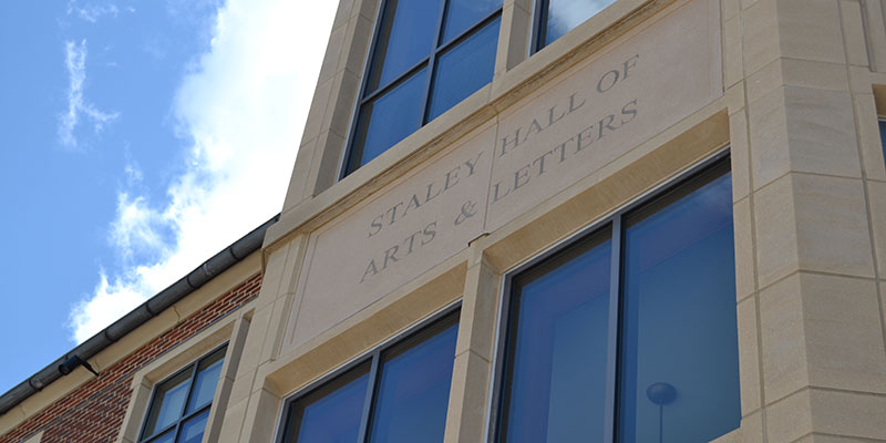 Staley Hall of Arts and Letters rededicated