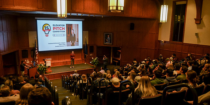 Student entrepreneurs win big in Elevator Pitch Competition