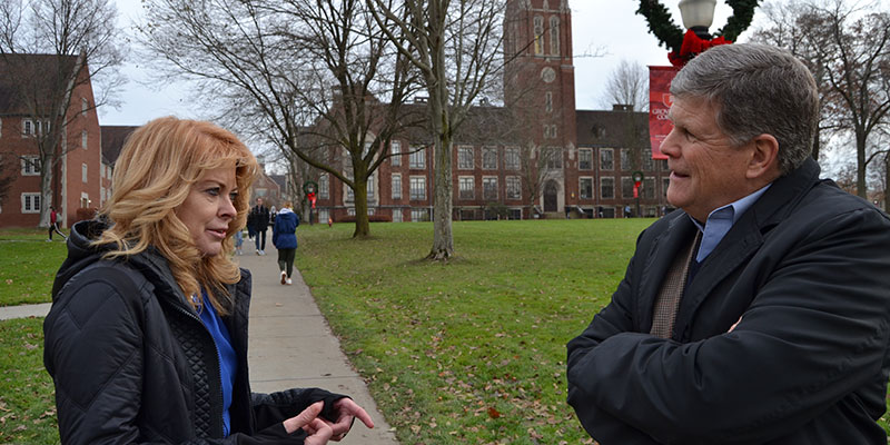 State treasurer visits Grove City College to promote savings plans