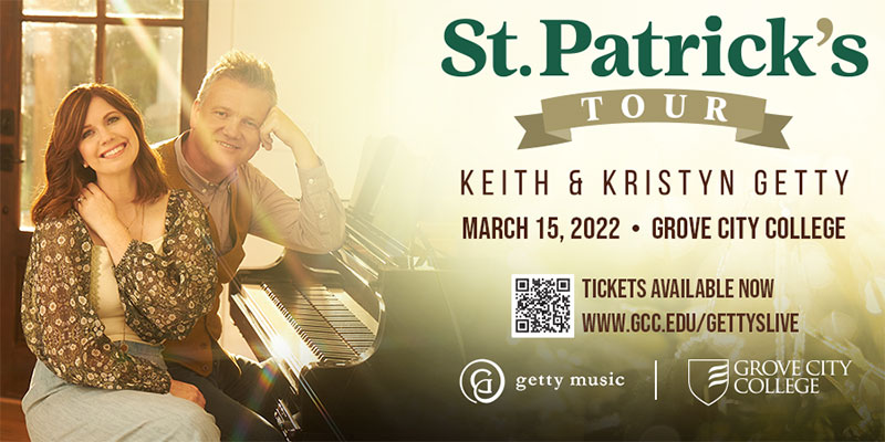 Limited tickets available for Keith and Kristyn Getty concert