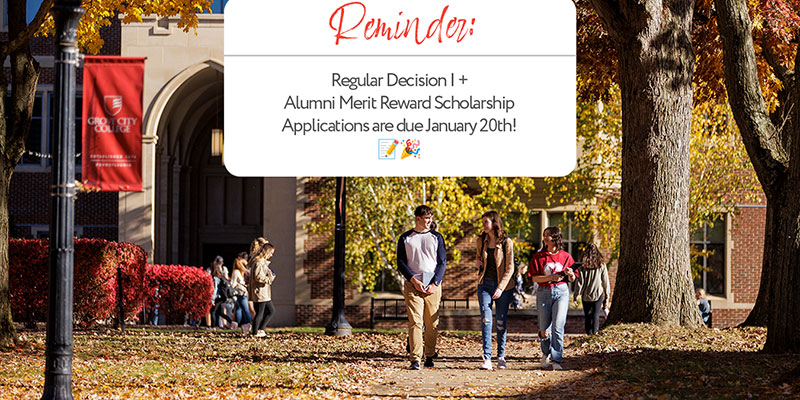Application, scholarship deadlines coming up fast