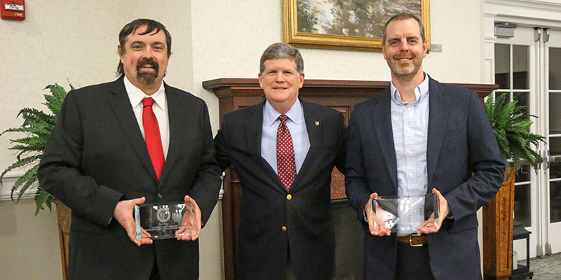 Graeser, Briggs named Campus-Community award winners