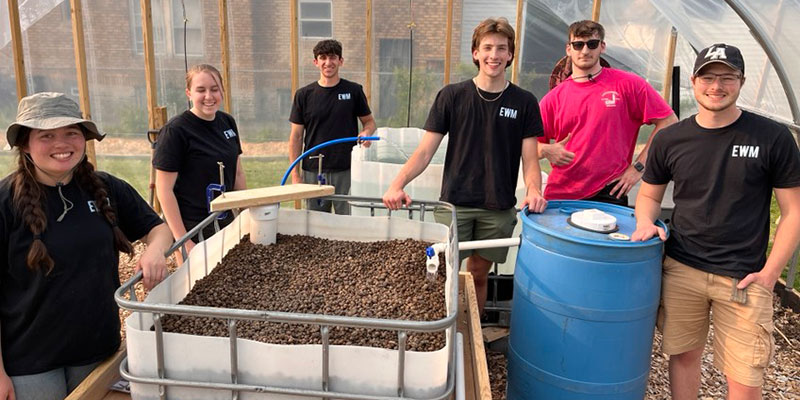 Engineers With a Mission build aquaponics system for city garden