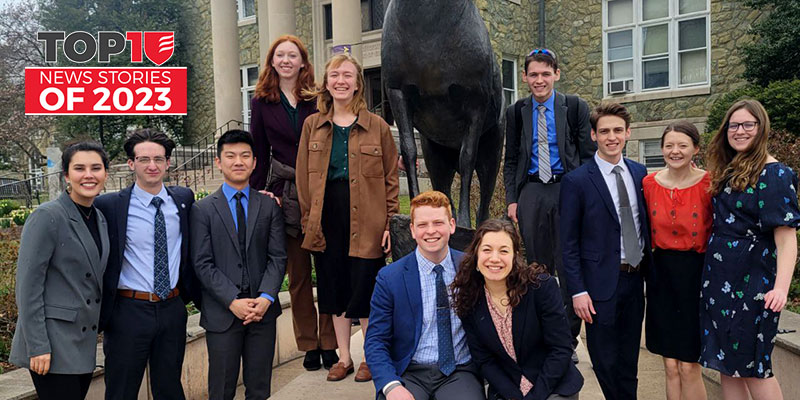 #10 College debate team captures national championship