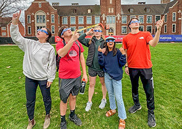 GCC Physics hosts viewing of rare total solar eclipse