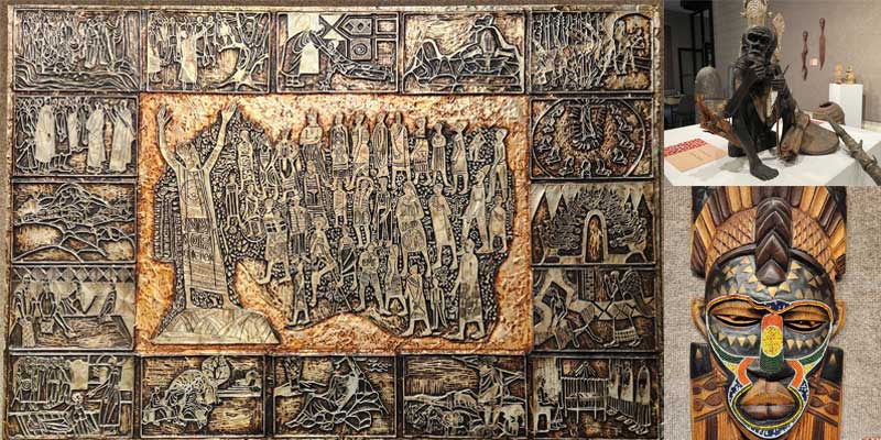 Gallery features acclaimed Nigerian artist, African folk art
