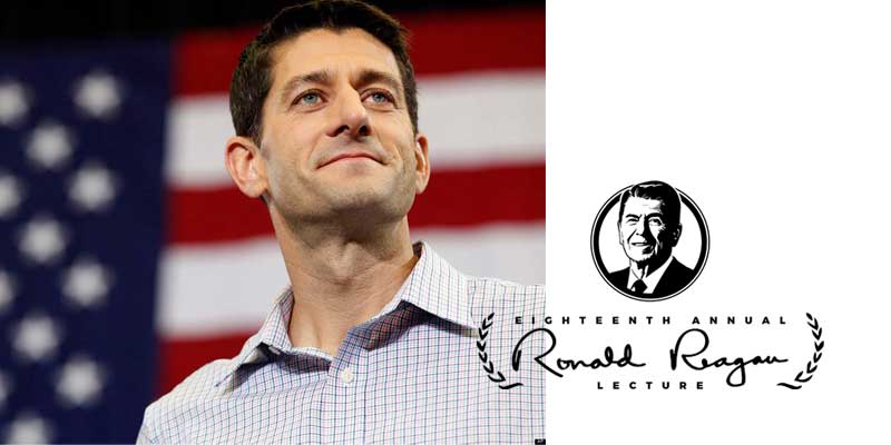 Ronald Reagan Lecture features former speaker Paul Ryan
