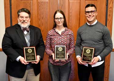 Three profs earn 2025 Faculty Excellence Awards