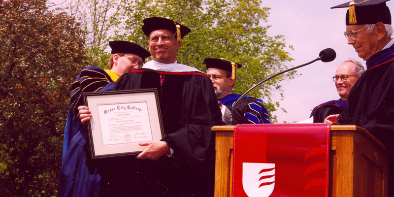 College mourns passing of President Emeritus Dr. John H. Moore