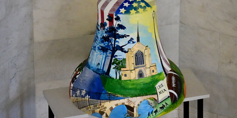 Commemorative bell honors U.S. and College’s founding