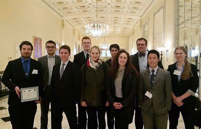 Grove City College debaters win big at AEI tourney