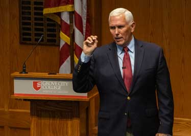 Mike Pence returning to Grove City College