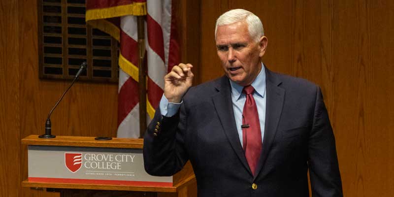 Mike Pence returning to Grove City College