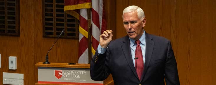 Mike Pence returning to Grove City College
